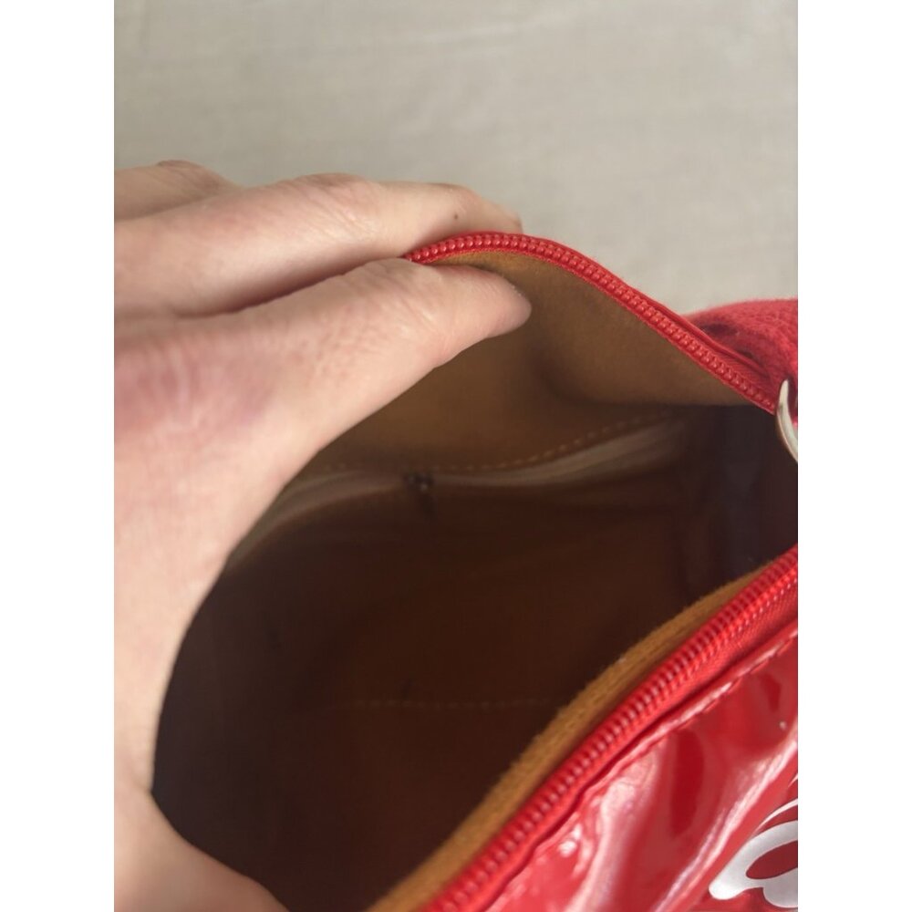 Coca Cola Vintage Sporty Coke Can Crossbody Bag Patent Leather - Picture 6 of 13